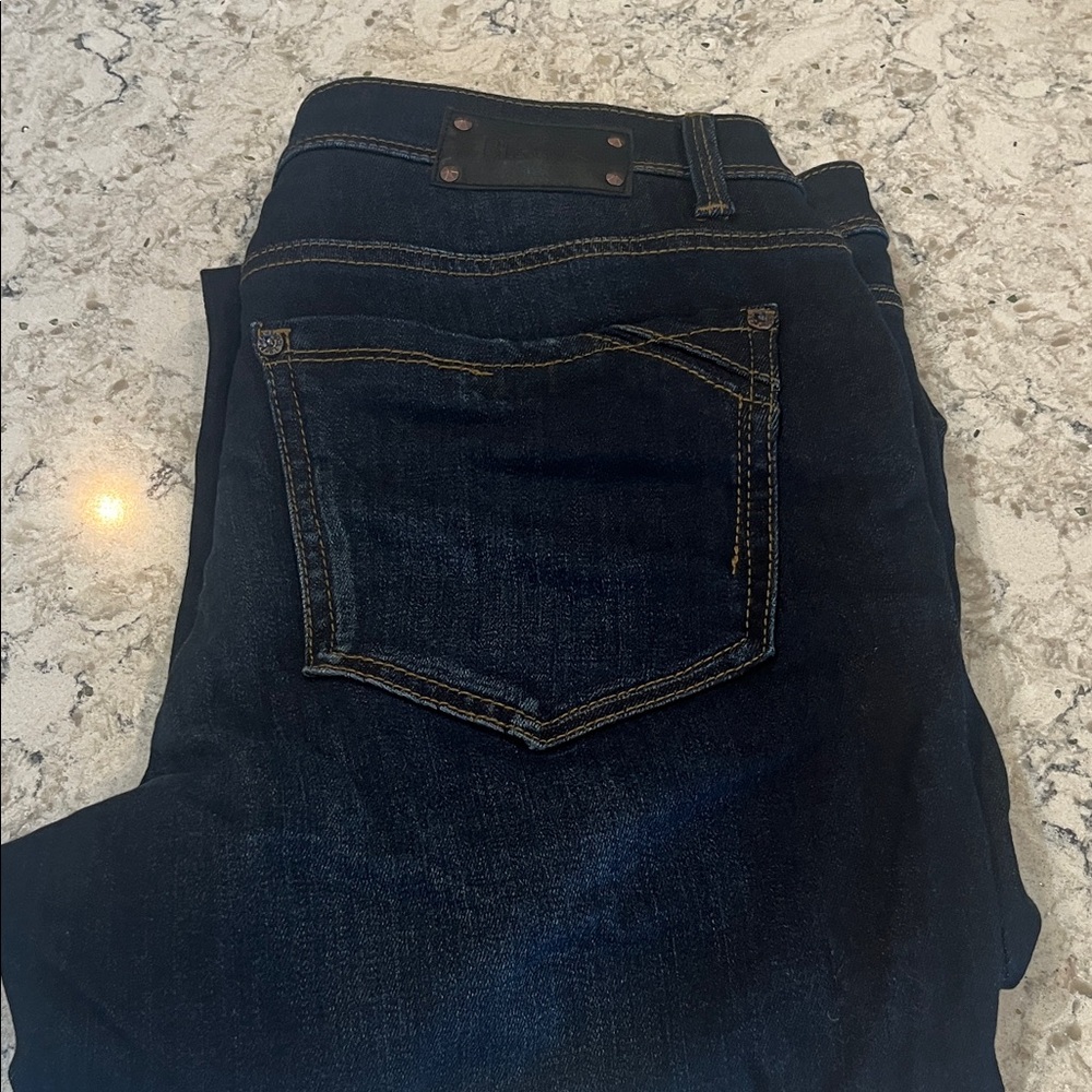 Women's Boot Cut Jeans - Dark Blue